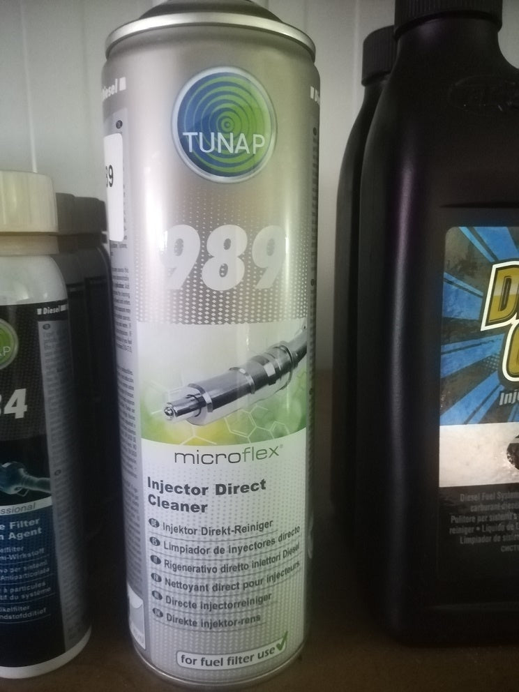 Tunap injector direct cleaner 989 diesel