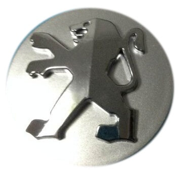wielnaafdop Peugeot 60mm Zilver