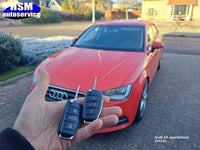 Audi sleutel met afstandsbediening thumbnail 2