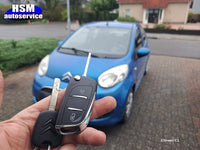 Citroen Peugeot Toyota sleutel met afstandsbediening thumbnail 4