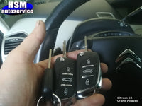 Citroen  sleutel met afstandsbediening thumbnail 2