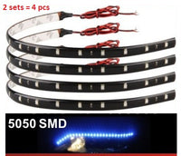 Dagrijverlichting LED wit - 2x strip flexibel thumbnail 2