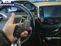 Peugeot sleutel met afstandsbediening thumbnail 3