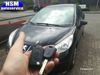 Citroen Peugeot sleutel zonder afstandsbediening thumbnail 4