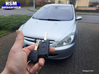 Peugeot sleutel met afstandsbediening thumbnail 3