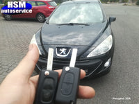 Peugeot sleutel met afstandsbediening thumbnail 2