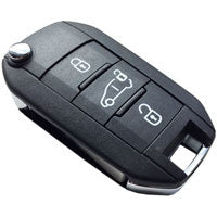Peugeot sleutel met afstandsbediening