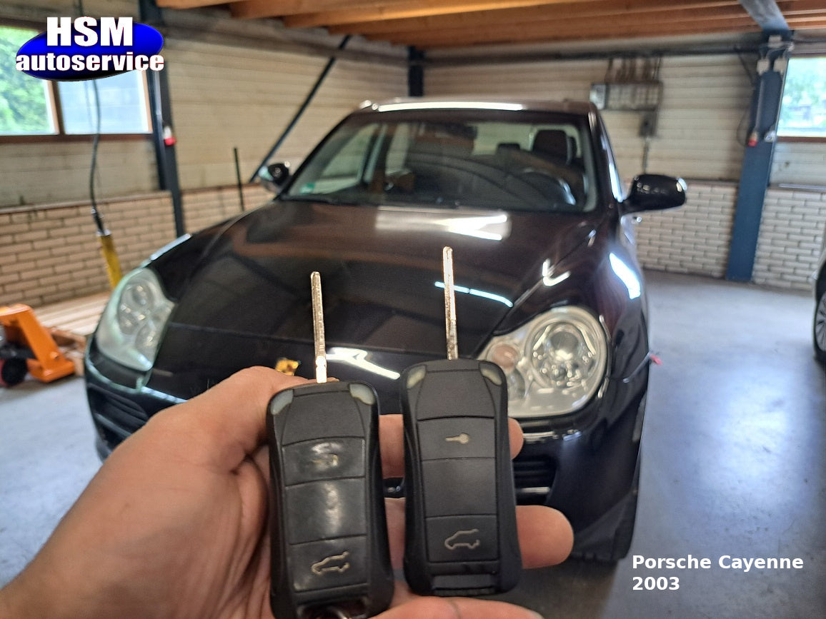 Porsche sleutel met afstandsbediening